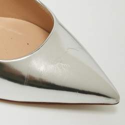 Pre Owned Casadei Tricolor Leather Pointed Toe Pumps Size 39