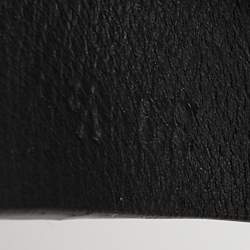 Pre Owned Casadei Black Leather Florence Buckle Sandals Size 39.5