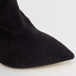 Casadei Black Suede Blade Over The Knee Boots Size 37.5