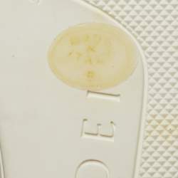 Pre Owned Casadei Size 39 Red Mesh and Suede Wedge Sandals