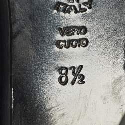 مملوكة مسبقًا Casadei Size 38.5 Black Leather Ankle Length Boots