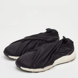 Pre Owned حذاء رياضي كاسادي ساتان أسود سهل الارتداء مقاس 35