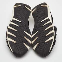 Pre Owned حذاء رياضي كاسادي ساتان أسود سهل الارتداء مقاس 35