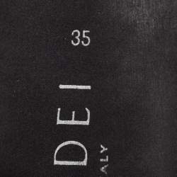 Pre Owned حذاء رياضي كاسادي ساتان أسود سهل الارتداء مقاس 35