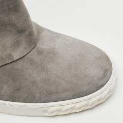 Pre Owned حذاء كاسادي رياضي إسفين شامواه رمادي مقاس 41