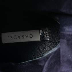 مملوكة مسبقًا حذاء بوت كاحل كاسادي رينا غوثام سويدي أزرق كحلي كعب روكي مقاس 37