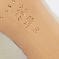 Pre Owned Casadei Metallic Holographic Patent Leather Blade Pointed Toe Pumps Size 40