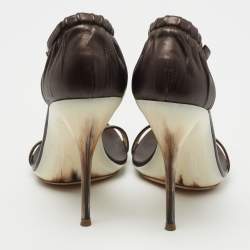 Pre Owned Casadei Black Leather Embellished Sandals Size 39