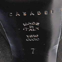 Casadei Black Suede Platform Pumps Size 37