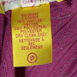 Pre Owned توب كاثرين مالاندرينو تريكو مكشكش وردي S