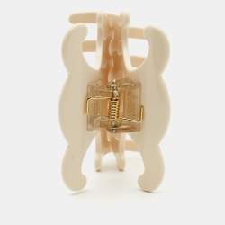 مملوكة مسبقًا مخلب شعر Celine راتنج بذهبي اللون