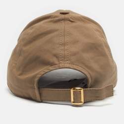 مملوكة مسبقًا Celine Beige Cotton Triomphe Baseball Cap M