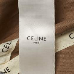 مملوكة مسبقًا Celine Beige Cotton Triomphe Baseball Cap M