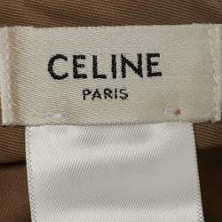 مملوكة مسبقًا Celine Beige Cotton Triomphe Baseball Cap M