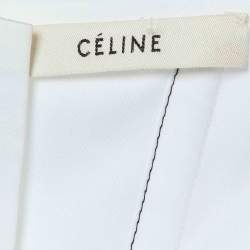 Celine White Cotton Corset Top M