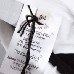 Pre Owned Celine Black Wool Tailored Trousers S