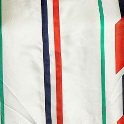 Pre Owned Celine Multicolor Printed Silk Button Front Shirt S