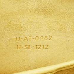 Pre Owned Celine Yellow Leather Nano Luggage Tote