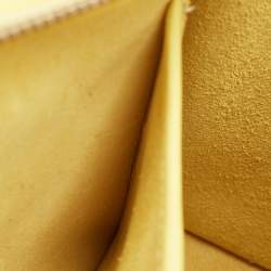 Pre Owned Celine Yellow Leather Nano Luggage Tote