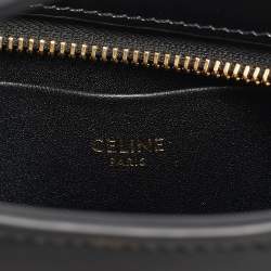 Pre Owned Celine Black Leather Medium Tilly Bag