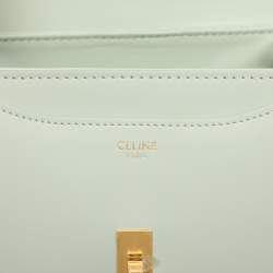 Celine Jade Leather Mini 16 Top Handle Bag