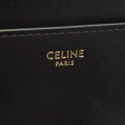 Pre Owned حقيبة يد علوية جلد أسود صغير سيلين كلاسيك 16