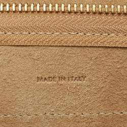 مملوكة مسبقًا Celine Belt Nano Gold Leather Top Handle Bag