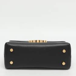 مملوكة مسبقًا Celine Nino Teen Black Leather Top Handle Bag