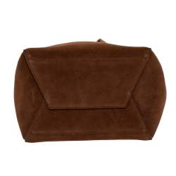 Celine Brown Suede Sangle Bucket Bag