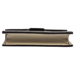 Pre Owned Celine Multicolor Leather and Calfhair Diamond Card Case