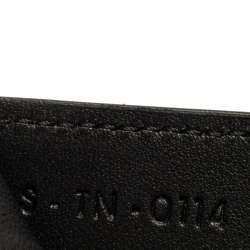 Pre Owned Celine Multicolor Leather and Calfhair Diamond Card Case