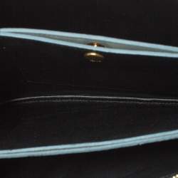 Pre Owned Celine Grey Suede Trio Zip Clutch