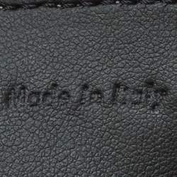 Pre Owned Celine Grey Suede Trio Zip Clutch