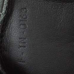 Pre Owned Celine Grey Suede Trio Zip Clutch