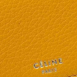 Celine Mustard Leather Leather Key Holder