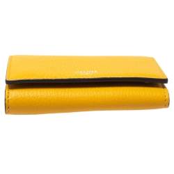 Celine Mustard Leather Leather Key Holder