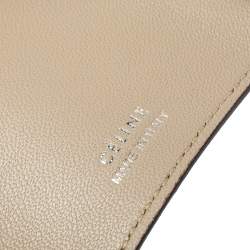 Celine Mustard Leather Leather Key Holder