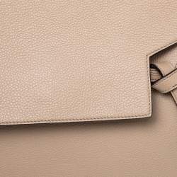 Pre Owned Celine Grey Leather Mini Belt Top Handle Bag