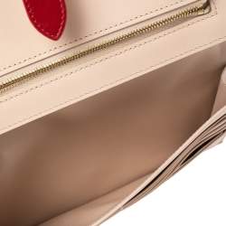 Pre Owned Celine Bicolor Leather Large Strap Wallet