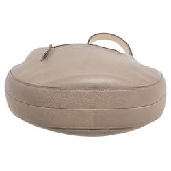 Pre Owned Celine Beige Leather Medium Hobo