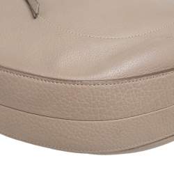 Pre Owned Celine Beige Leather Medium Hobo