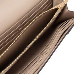 Pre Owned Celine Blue Leather Large Multifunction Flap Wallet