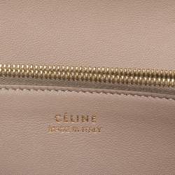Pre Owned Celine Blue Leather Large Multifunction Flap Wallet
