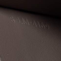 Pre Owned Celine Beige Grained Leather Card Holder