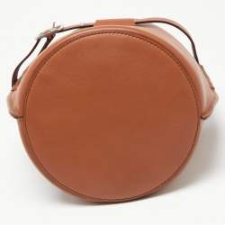 Pre Owned Celine Brown Leather Nano Big Bag Bucket