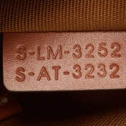 Pre Owned Celine Dark Brown Triomphe Coated Canvas and Leather Ava Hobo