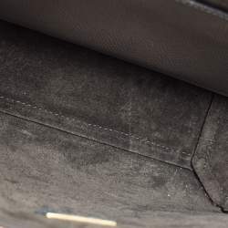 Pre Owned Celine Grey Leather Micro Belt Top Handle Bag
