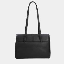 Celine Black Leather Teen Soft 16 Shoulder Bag