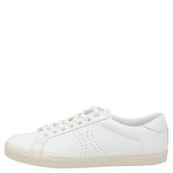 Pre Owned Celine White Triomphe Low Top Sneakers  Size EU 38