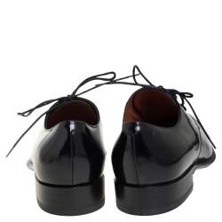 مملوكة مسبقًا Celine Black Leather Lace Up  Derby Size 37